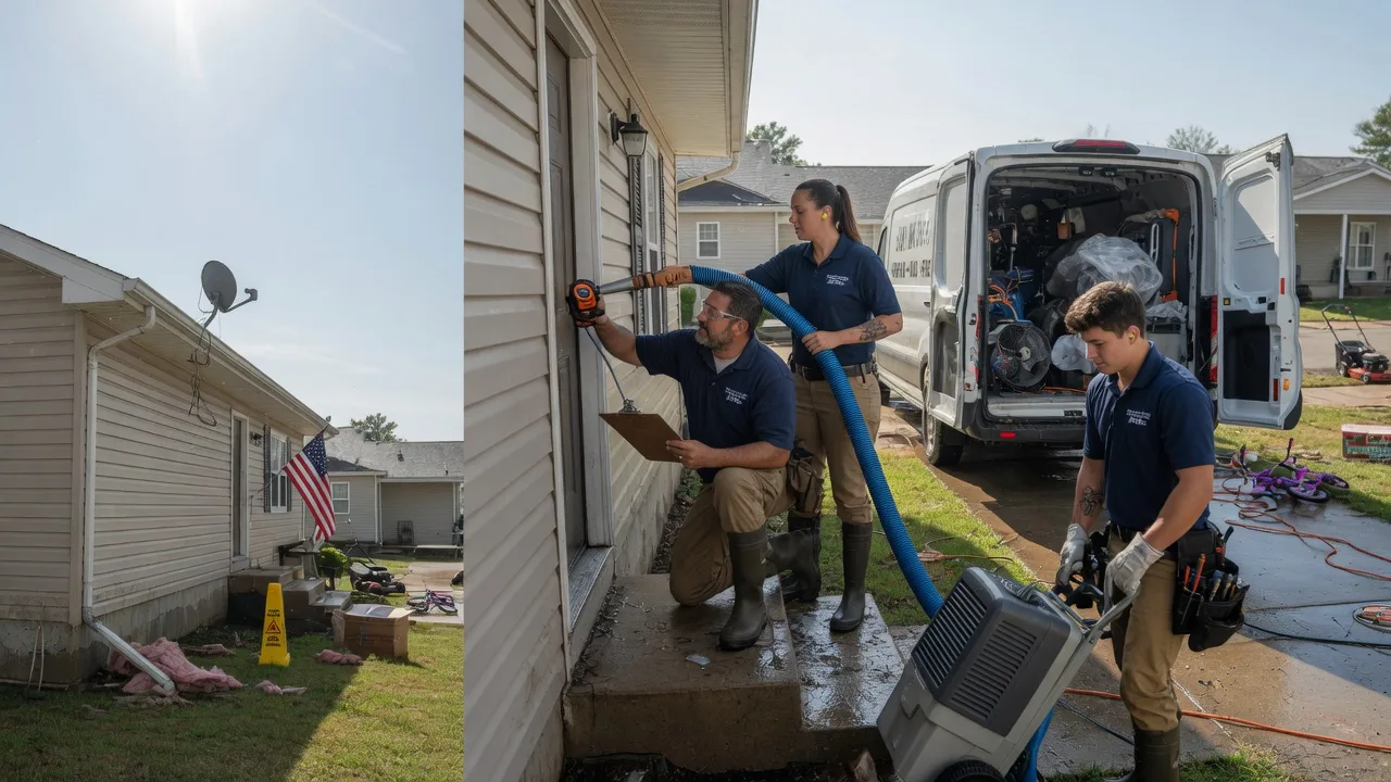 Ceiling Water Damage Restoration in Jumpertown, MS near me